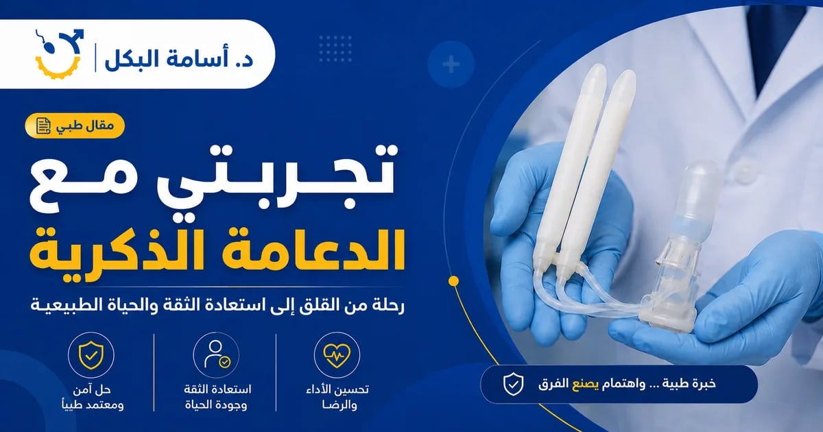 تجربتي مع الدعامة الذكرية في مصر: كيف استعدت حياتي الزوجية؟ (قصص حقيقية 2026)